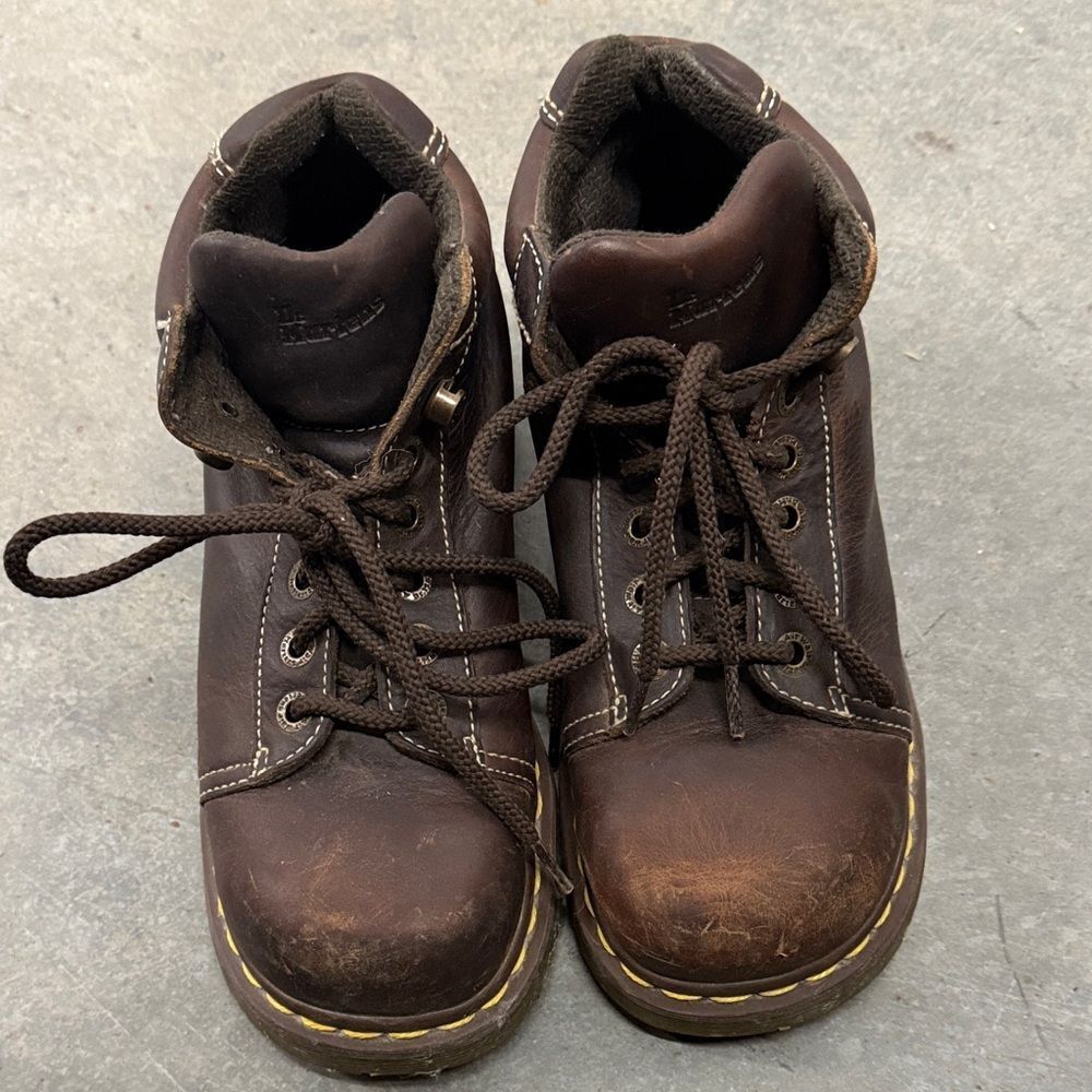 Dr. Martens vintage Dark Brown Leather Boots
